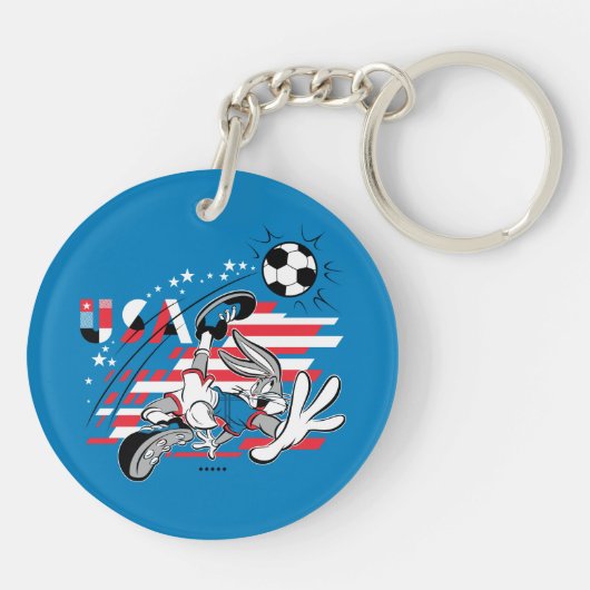 BUGS BUNNY™ Team USA Soccer Graphic Sleutelhanger (Achterkant)