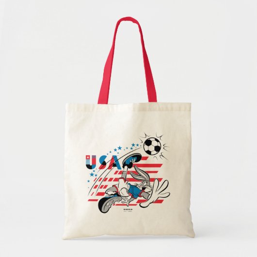 BUGS BUNNY™ Team USA Soccer Graphic Tote Bag (Voorkant)