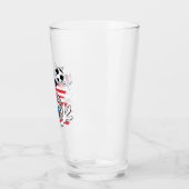 BUGS BUNNY™ Team USA Voetbal Grafisch Glas (Links)