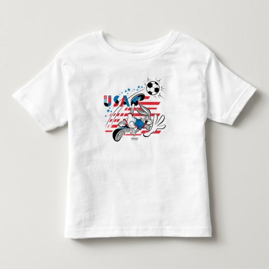 BUGS BUNNY™ Team USA Voetbal Grafisch Kinder Shirts (Voorkant)