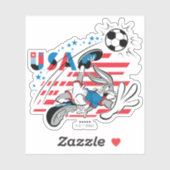 BUGS BUNNY™ Team USA Voetbal Grafisch Sticker (Vel)
