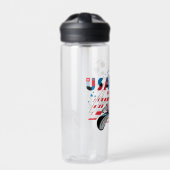 BUGS BUNNY™ Team USA Voetbal Grafisch Waterfles (Voorkant)