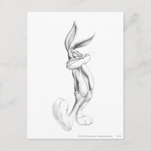 BUGS BUNNY™ Tekening Briefkaart