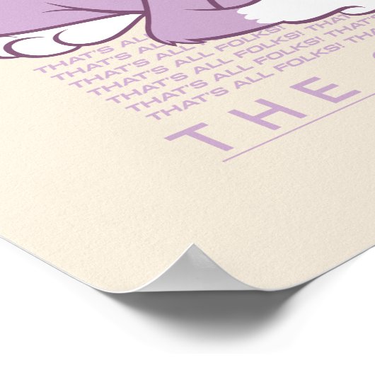 BUGS BUNNY™, TWEETY™, SYLVESTER™ Square Doelstelli Poster (Hoek)