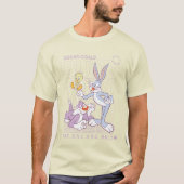 BUGS BUNNY™, TWEETY™, SYLVESTER™ Square Doelstelli T-shirt (Voorkant)