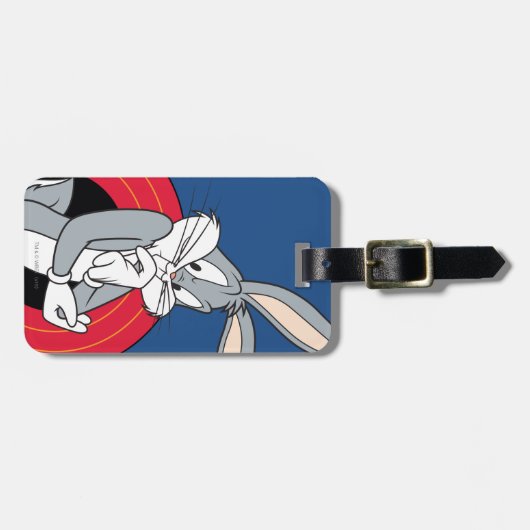 BUGS BUNNY™ via LOONEY TUNES™ Rings Bagagelabel (Voorkant horizontaal)