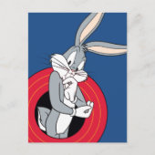 BUGS BUNNY™ via LOONEY TUNES™ Rings Briefkaart (Voorkant)