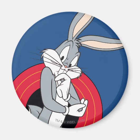 BUGS BUNNY™ via LOONEY TUNES™ Rings Magneet (Voorkant)