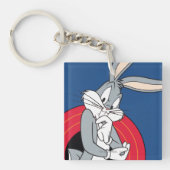 BUGS BUNNY™ via LOONEY TUNES™ Rings Sleutelhanger (Voorkant)