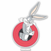 BUGS BUNNY™ via LOONEY TUNES™ Rings Sticker (Voorkant)