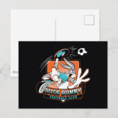 BUGS BUNNY™ Voetbalclub Badge Briefkaart (Voorkant / Achterkant)