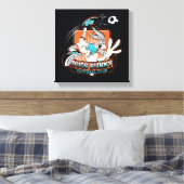 BUGS BUNNY™ voetbalclub badge Canvas Afdruk (Insitu (Slaapkamer))