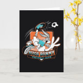 BUGS BUNNY™ Voetbalclub Badge Kaart (Gele Bloem)
