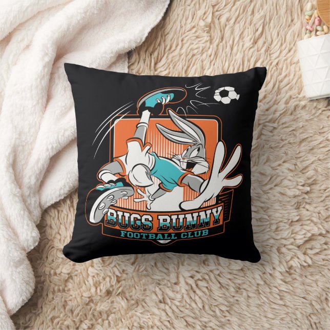 BUGS BUNNY™ Voetbalclub Badge Kussen (Deken)