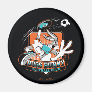 BUGS BUNNY™ Voetbalclub Badge Magneet