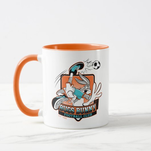 BUGS BUNNY™ Voetbalclub Badge Mok (Links)