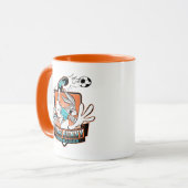 BUGS BUNNY™ Voetbalclub Badge Mok (Voorkant links)