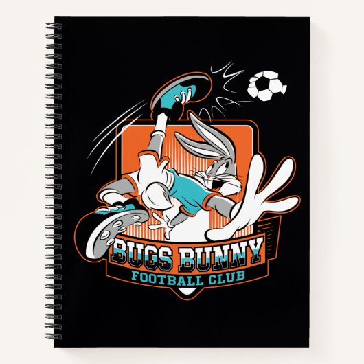 BUGS BUNNY™ Voetbalclub Badge Notitieboek (Voorkant)
