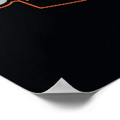 BUGS BUNNY™ Voetbalclub Badge Poster (Hoek)