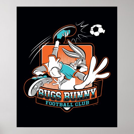 BUGS BUNNY™ Voetbalclub Badge Poster (Voorkant)