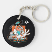BUGS BUNNY™ Voetbalclub Badge Sleutelhanger (Achterkant)