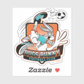BUGS BUNNY™ Voetbalclub Badge Sticker (Vel)