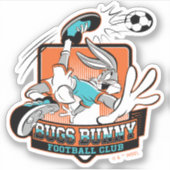 BUGS BUNNY™ Voetbalclub Badge Sticker (Voorkant)
