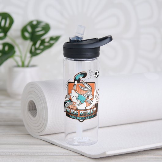 BUGS BUNNY™ Voetbalclub Badge Waterfles (Links)