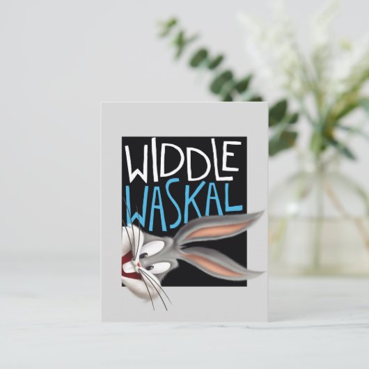 BUGS BUNNY™ - Waskal Briefkaart (Staand voorkant)