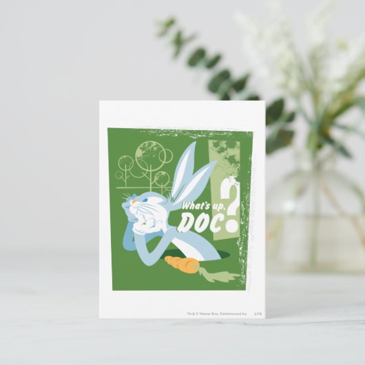 BUGS BUNNY™ Wat is er aan de hand, Doc? Briefkaart (Staand voorkant)