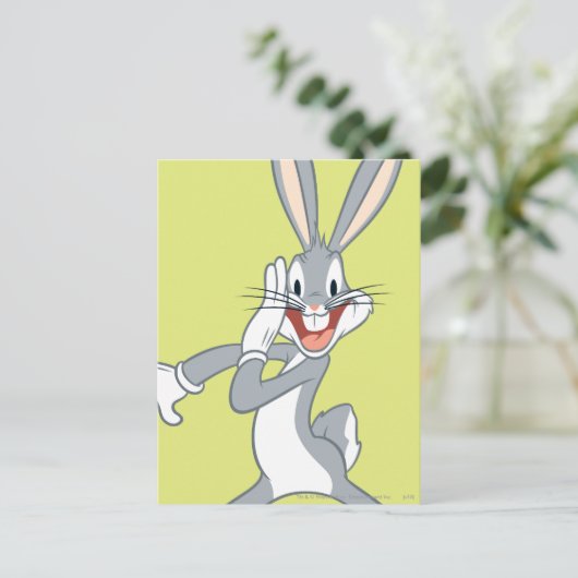 BUGS BUNNY™ Whispering 2 Briefkaart (Staand voorkant)