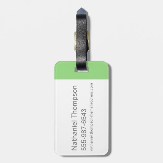 BUGS BUNNY™ Wit-neer Bagagelabel (Achterkant verticaal)