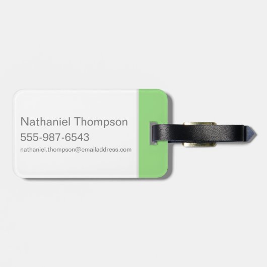 BUGS BUNNY™ Wit-neer Bagagelabel (Achterkant horizontaal)