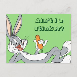 BUGS BUNNY™ Wit-neer Briefkaart