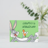 BUGS BUNNY™ Wit-neer Briefkaart (Staand voorkant)