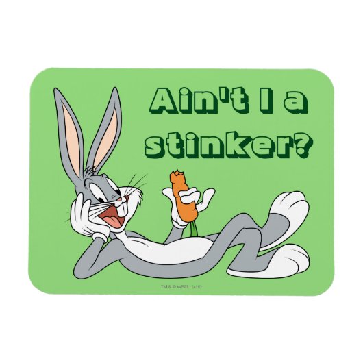 BUGS BUNNY™ Wit-neer Magneet (Horizontaal)