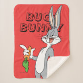 BUGS BUNNY™ With Carrot Sherpa Deken (Voorkant)