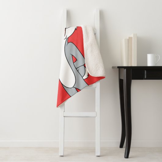 BUGS BUNNY™ With Carrot Sherpa Deken (In situ)