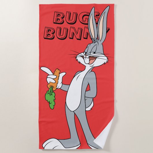 BUGS BUNNY™ With Carrot Strandlaken (Voorkant)