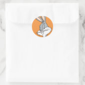 BUGS BUNNY™ Zijdelingse blik Ronde Sticker (Tas)