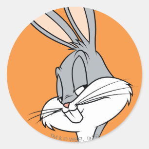 BUGS BUNNY™ Zijdelingse blik Ronde Sticker