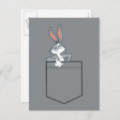 BUGS BUNNY™ zit in de verpakking Briefkaart (Voorkant / Achterkant)