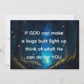 Bugs Butt Light Up Firefly Lightning bug Grappig Kaart (Voorkant)