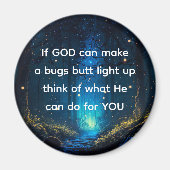 Bugs Butt Light Up Firefly Lightning bug Grappig Magneet (Voorkant)