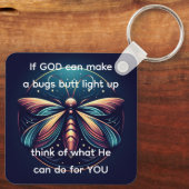 Bugs Butt Light Up Firefly Lightning bug Grappig Sleutelhanger (Achterkant)