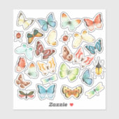 Bugs & Butterflies Sticker (Vel)