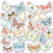 Bugs & Butterflies Sticker (Voorkant)