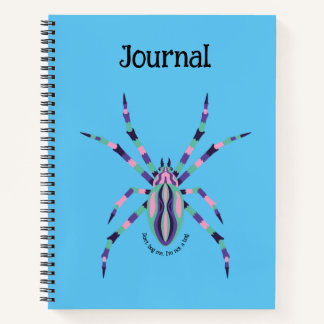 Bugs - Don't Bug Me, ik ben geen Bug, Spider Journ Notitieboek