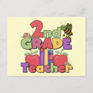 Bugs en appels 2e Grade Tshirts en geschenken Briefkaart