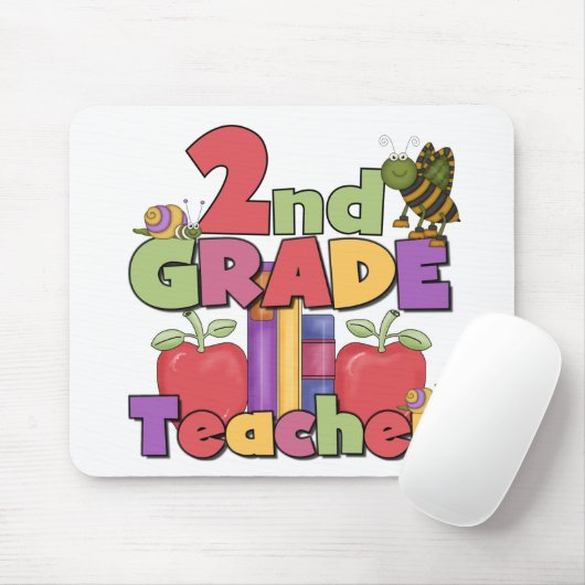 Bugs en appels 2e Grade Tshirts en geschenken Muismat (Met muis)